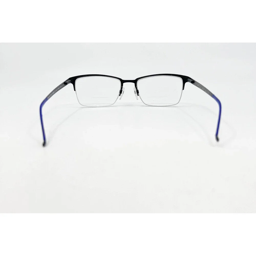 Cole Haan Eyeglasses Mens Black Semi-Rimless Zerogrand CH4014 53-18-140